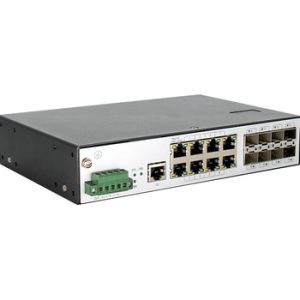 8-Port Gigabit RJ45 + 2-Port Gigabit SFP L2+ Managed Industrial Switch