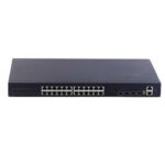 24-Port Gigabit RJ45 + 4-Port 10G SFP+ L3 Stackable Managed Switch