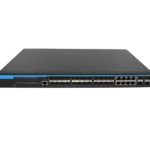 24-Port Gigabit RJ45 + 6-Port 10G SFP+ L3 Stackable Managed Switch (2 power slots, single hot-swap AC-220V power supply, with cooling fan, 1U, 19-inch rack-mounted installation)