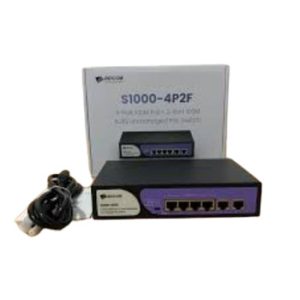 4-Port 100M PoE + 2-Port 100M RJ45 Unmanaged PoE Switch with DIP Function and Built-in AC220V Power Supply