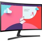 Samsung 75Hz FHD Curved VA LED Monitor - 1 HDMI, 1 VGA, 1-Year Warranty - Image 2