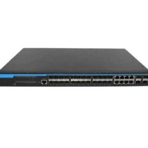 24-Port Gigabit RJ45 + 6-Port 10G SFP+ L3 Stackable Managed Switch (2 power slots, single hot-swap AC-220V power supply, with cooling fan, 1U, 19-inch rack-mounted installation)