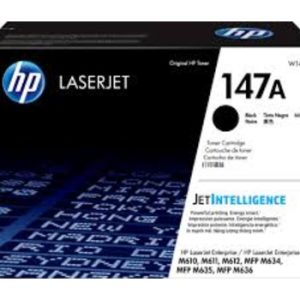 HP 611DN Toner 147A, Black LaserJet Toner Cartridge, High Yield